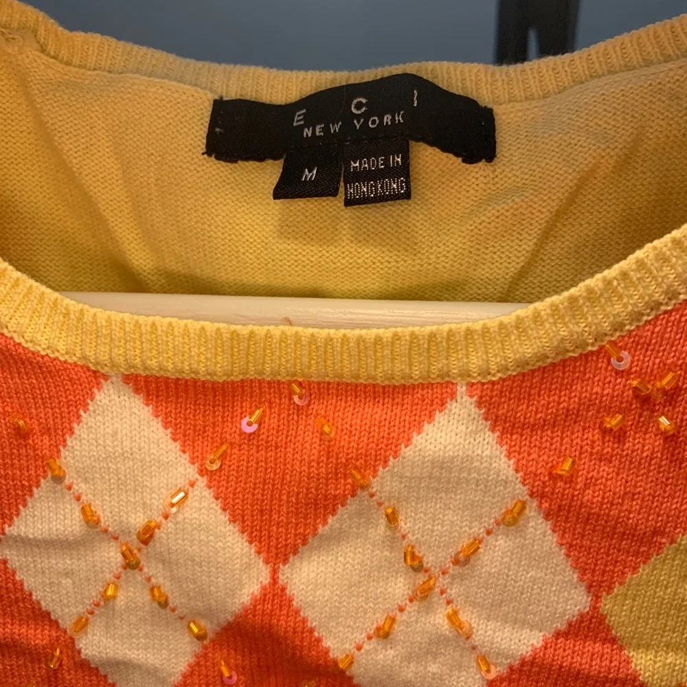 Vintage beaded sweater - Picture 2 of 5